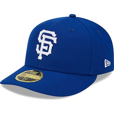 Men's New Era Royal San Francisco Giants White LogoÂ Low Profile 59FIFTY Fitted Hat