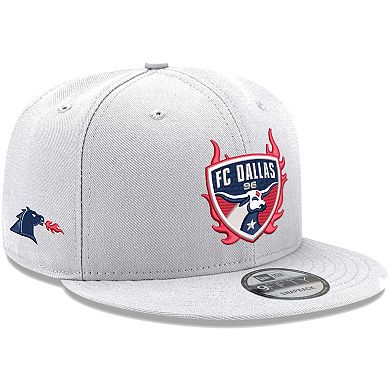 Men's New Era White FC Dallas Jersey Hook 9FIFTY Snapback Hat