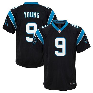 Youth Nike Bryce Young Black Carolina Panthers Game Jersey