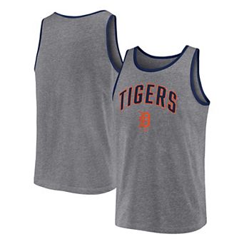 Men's Fanatics Branded Heather Gray Detroit Tigers Primary Tank Top