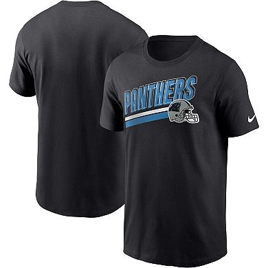 Men's Nike Black Carolina Panthers Essential Blitz Lockup T-Shirt
