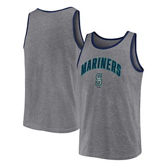 Men's Fanatics Branded Heather Gray Seattle Mariners Primary Tank Top