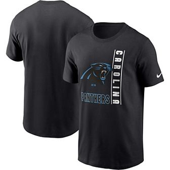 Men's Nike Black Carolina Panthers Lockup Essential T-Shirt