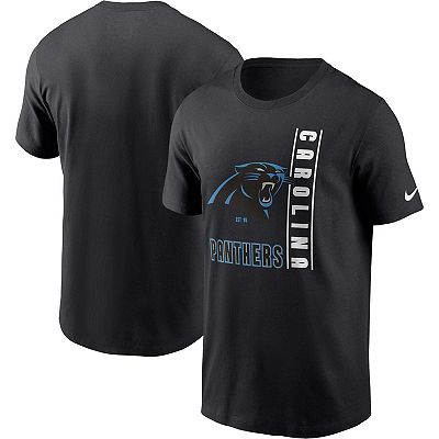 Men's Nike Black Carolina Panthers Lockup Essential T-Shirt