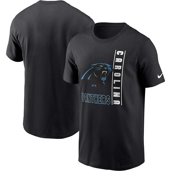 Men's Nike Black Carolina Panthers Lockup Essential T-Shirt