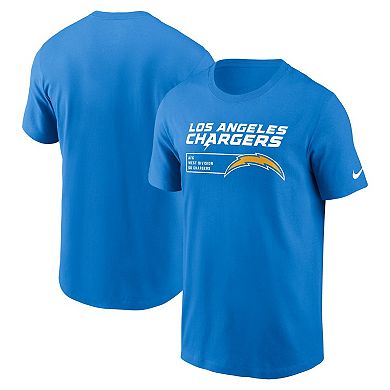Men's Nike Powder Blue Los Angeles Chargers Division Essential T-Shirt