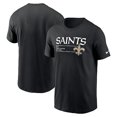 Men's Nike Black New Orleans Saints Division Essential T-Shirt