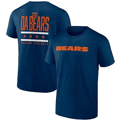 Men's Fanatics Branded  Navy Chicago Bears Home Field Advantage T-Shirt