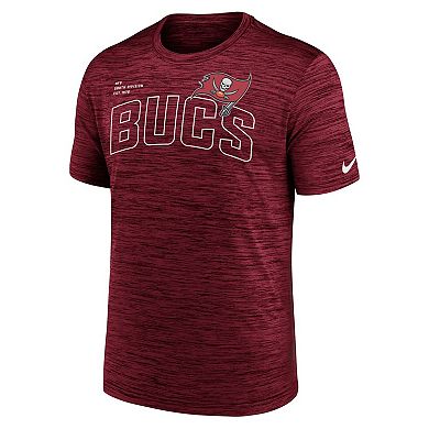 Men's Nike Red Tampa Bay Buccaneers Velocity Arch Performance T-Shirt