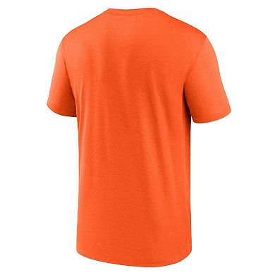 Men's Nike  Orange Denver Broncos Legend Wordmark Performance T-Shirt