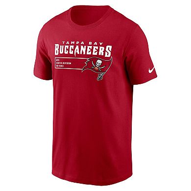 Men's Nike Red Tampa Bay Buccaneers Division Essential T-Shirt