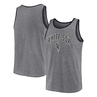 Men's Fanatics Branded  Heather Gray Chicago White Sox Primary Tank Top