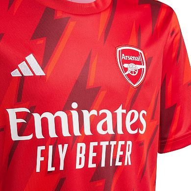 Youth adidas  Red Arsenal 2023/24 Pre-Match Top