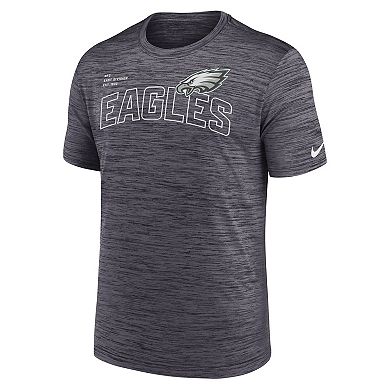 Men's Nike  Black Philadelphia Eagles Velocity Arch Performance T-Shirt