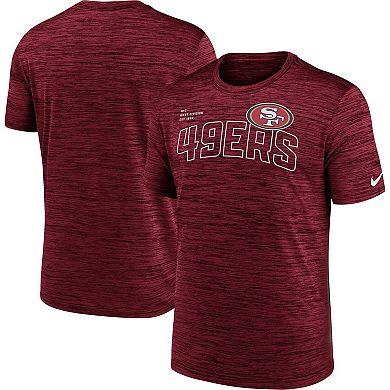 Men's Nike Scarlet San Francisco 49ers Velocity Arch Performance T-Shirt
