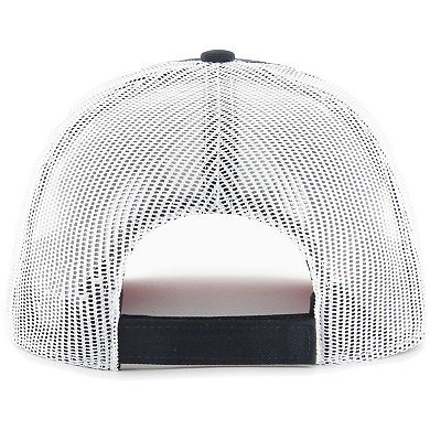 Men's '47 Navy/White Los Angeles Rams Union Patch Trucker Adjustable Hat