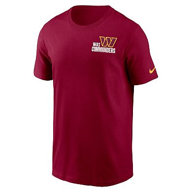 Men's Nike Burgundy Washington Commanders Blitz Essential T-Shirt