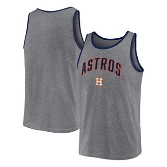Men's Fanatics Branded Heather Gray Houston Astros Primary Tank Top