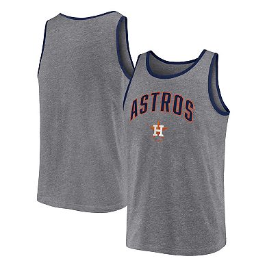 Men's Fanatics Branded  Heather Gray Houston Astros Primary Tank Top