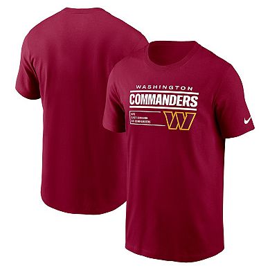 Men's Nike Burgundy Washington Commanders Division Essential T-Shirt