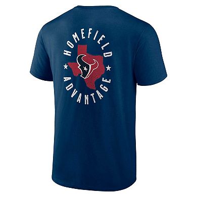 Men's Fanatics Branded Navy Houston Texans Home Field Advantage T-Shirt