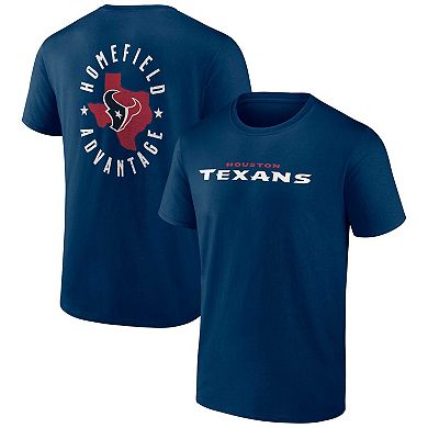 Men's Fanatics Branded  Navy Houston Texans Home Field Advantage T-Shirt