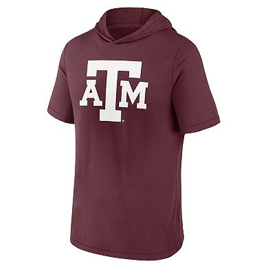 Men's Fanatics Branded Maroon Texas A&M Aggies Primary Logo Hoodie T-Shirt