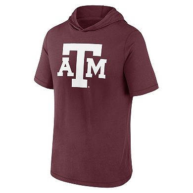 Men's Fanatics Branded  Maroon Texas A&M Aggies Primary Logo Hoodie T-Shirt