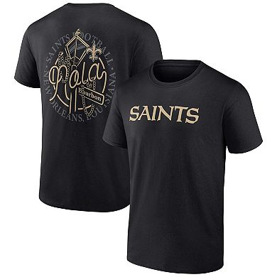 Men's Black New Orleans Saints Home Field Advantage T-Shirt