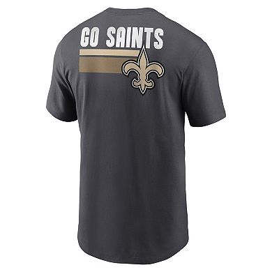 Men's Nike Anthracite New Orleans Saints Blitz Essential T-Shirt