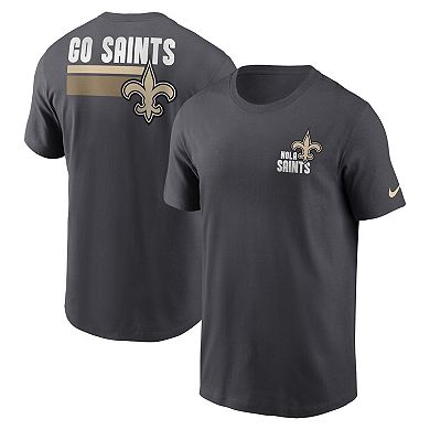 Men's Nike Anthracite New Orleans Saints Blitz Essential T-Shirt