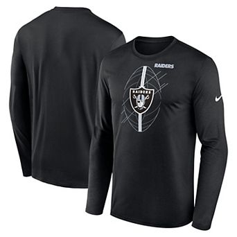 Men's Nike Black Las Vegas Raiders Legend Icon Long Sleeve T-Shirt