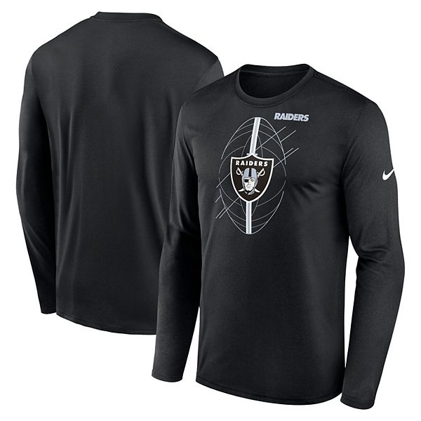 Men s Nike Black Las Vegas Raiders Legend Icon Long Sleeve T Shirt