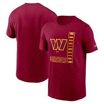 Men's Nike Burgundy Washington Commanders Lockup Essential T-Shirt