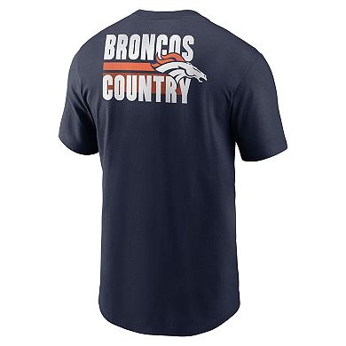 Men's Nike Navy Denver Broncos Blitz Essential T-Shirt
