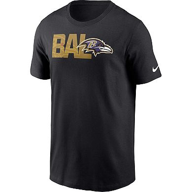 Men's Nike  Black Baltimore Ravens Local Essential T-Shirt