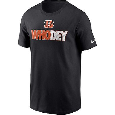 Men's Nike  Black Cincinnati Bengals Local Essential T-Shirt