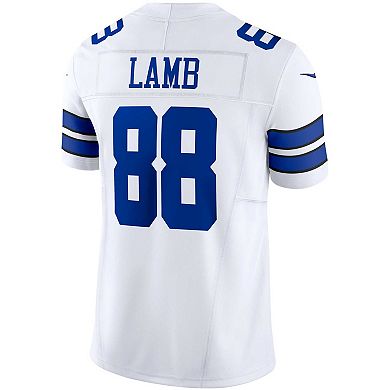 Men's Nike CeeDee Lamb White Dallas Cowboys Vapor F.U.S.E. Limited Jersey