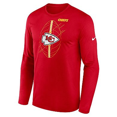 Men's Nike Red Kansas City Chiefs Legend Icon Long Sleeve T-Shirt