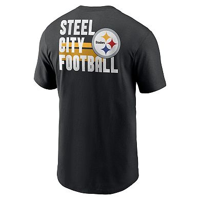 Men's Nike Black Pittsburgh Steelers Blitz Essential T-Shirt