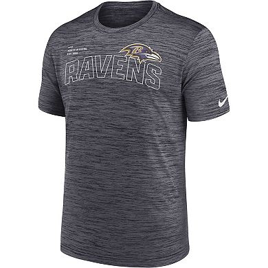Men's Nike Black Baltimore Ravens Velocity Arch Performance T-Shirt