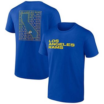 Men's Fanatics Branded Royal Los Angeles Rams Home Field Advantage T-Shirt
