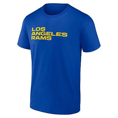 Men's Fanatics Branded Royal Los Angeles Rams Home Field Advantage T-Shirt