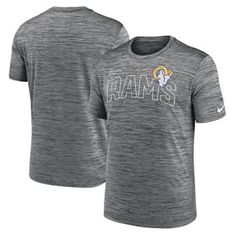 Men's Nike Anthracite Los Angeles Rams Velocity Arch Performance T-Shirt