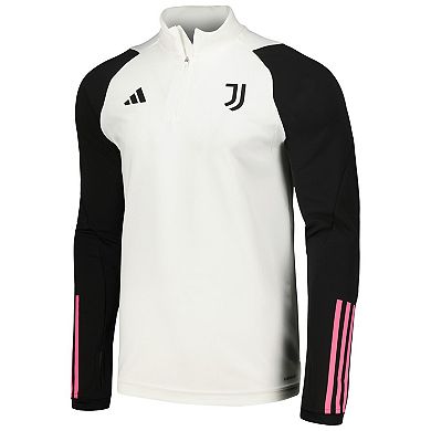 Men's adidas White Juventus 2023/24 Training Quarter-Zip Top