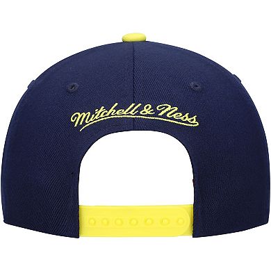 Men's Mitchell & Ness Navy Nashville SC Team Script 2.0 Stretch Snapback Hat