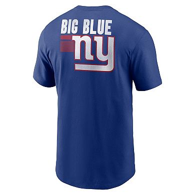 Men's Nike Royal New York Giants Blitz Essential T-Shirt