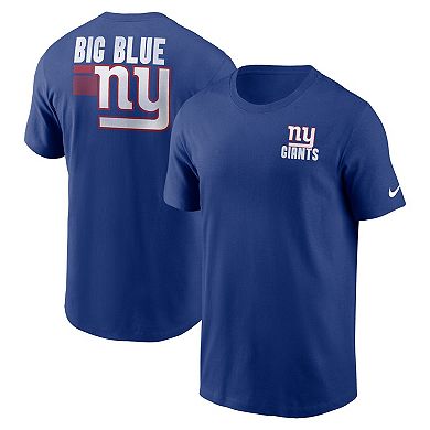 Men's Nike Royal New York Giants Blitz Essential T-Shirt
