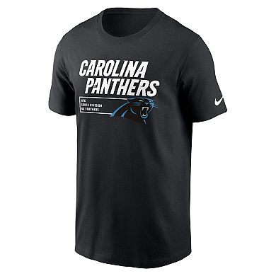 Men's Nike Black Carolina Panthers Division Essential T-Shirt