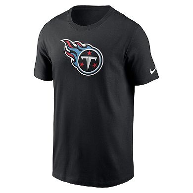 Men's Nike Black Tennessee Titans Logo Essential T-Shirt